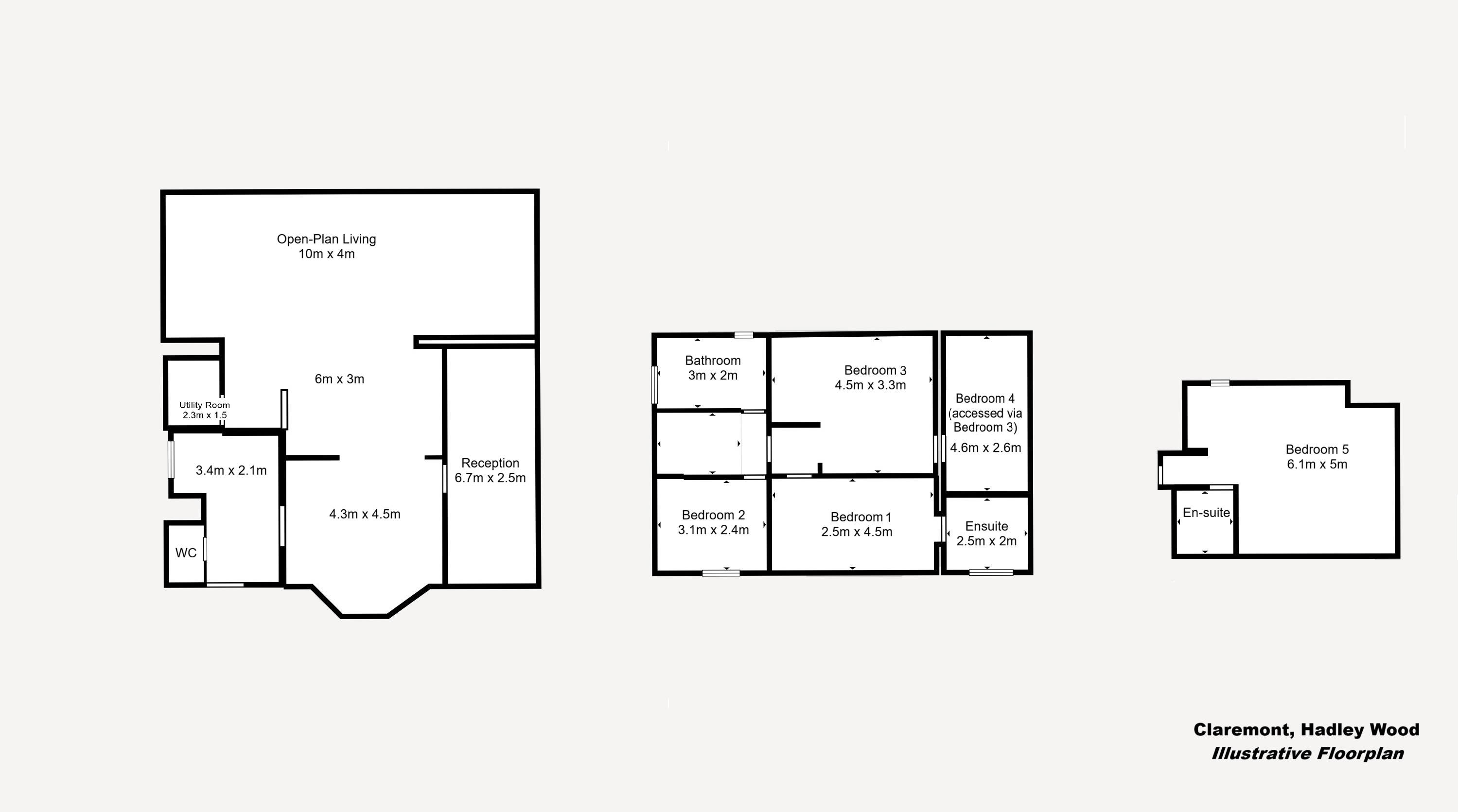 Floorplans For Claremont Road, Barnet, Hertfordshire