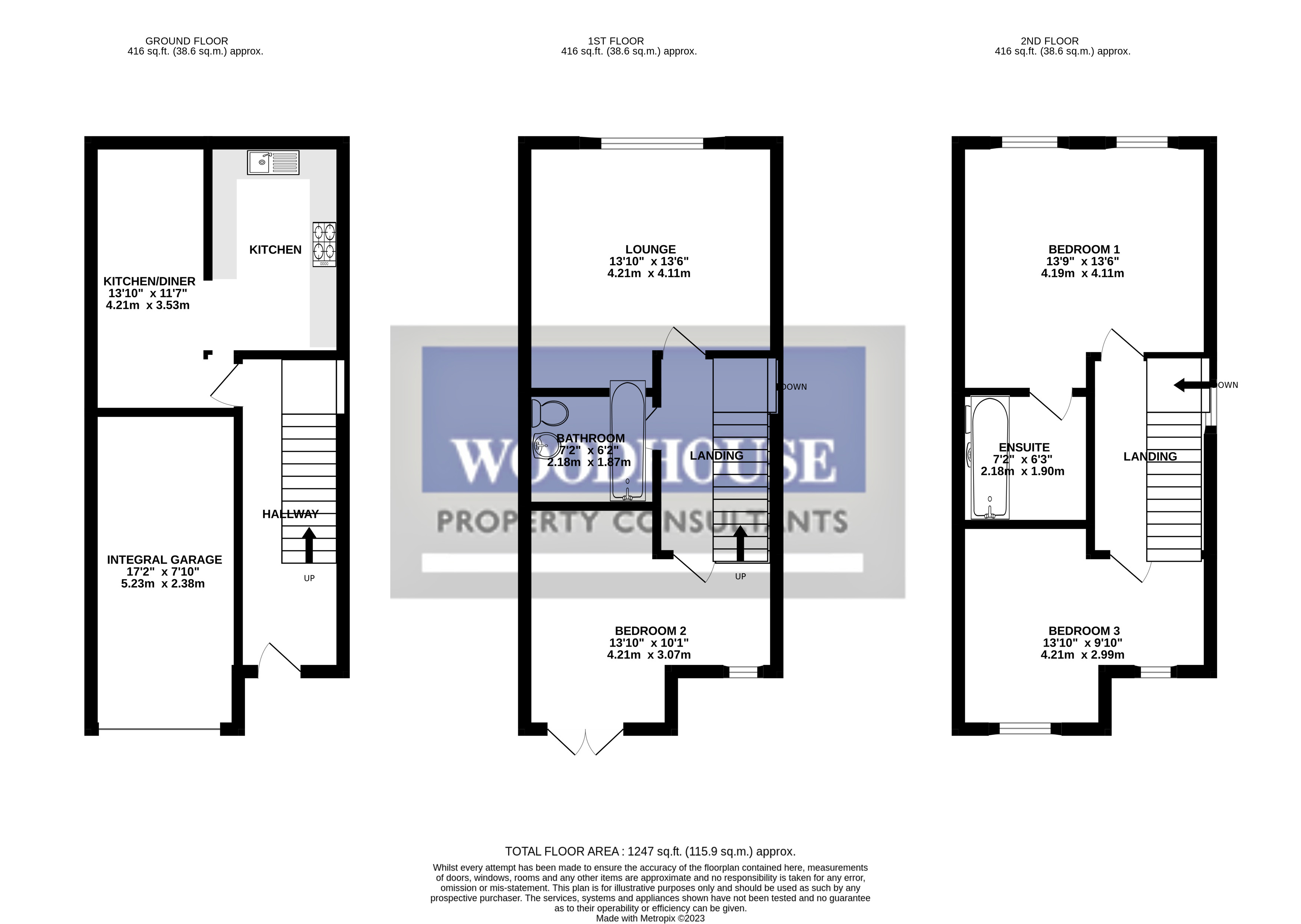 Floorplans For Harston Drive, Enfield